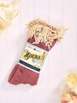 Lacy Slouch Socks