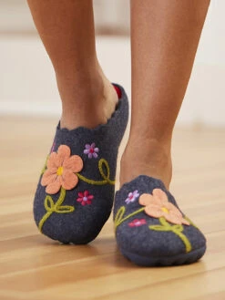 Posie Slipper -Clothing Sales 2024 ACSHPOS Navy April Cornell Shoes 3