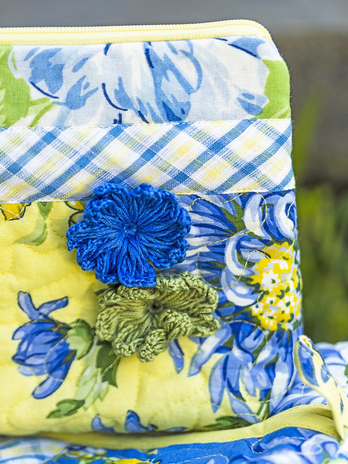 Provence Patchwork Cosmetic Bag Bundle 4 Provence Patchwork Cosmetic Bag Bundle - Image 2