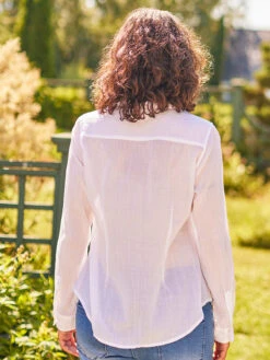 Evelyn Blouse -Clothing Sales 2024 BLA5049M White April Cornell Blouse 3