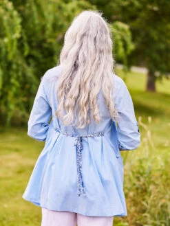 Artist Blouse -Clothing Sales 2024 BLA5111R LightBlue April Cornell Blouse 3