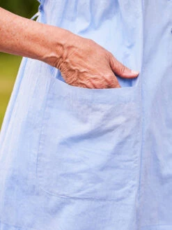 Artist Blouse -Clothing Sales 2024 BLA5111R LightBlue April Cornell Blouse 4