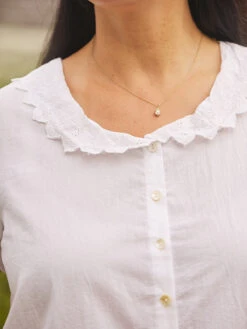 Amelia Blouse -Clothing Sales 2024 BLA5189M White April Cornell Blouse 2 1