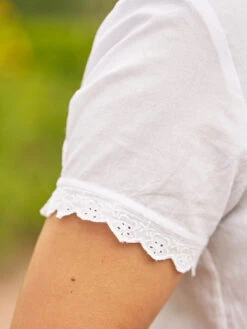 Amelia Blouse -Clothing Sales 2024 BLA5189M White April Cornell Blouse 4