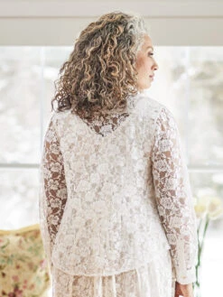 Rachelle Lace Blouse -Clothing Sales 2024 BLA5530R White April Cornell Blouse 3