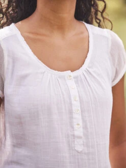 Judy Blouse -Clothing Sales 2024 BLAA5038P White April Cornell Blouse 2