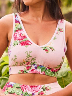 Cottage Rose Natural Bra