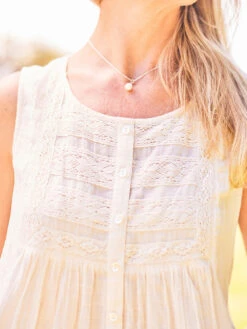 Parisian Camisole -Clothing Sales 2024 CMAA5072P Ecru April Cornell Camisole 2