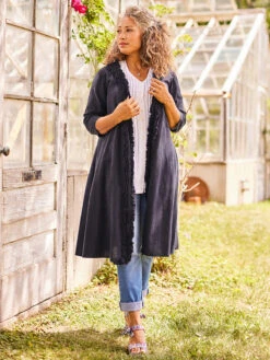 Le Salon Coverup -Clothing Sales 2024 CUA5176R MidnightNavy April Cornell Cover Up 1