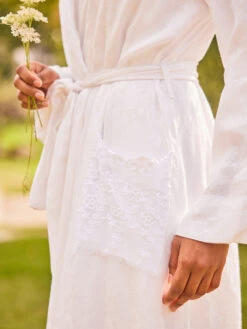 Beloved Dressing Gown -Clothing Sales 2024 DGA5520R White April Cornell Dressing Gown 4