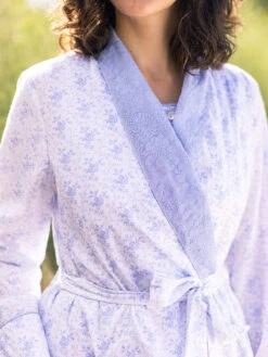 Yesterday Dressing Gown -Clothing Sales 2024 DGA5526R White April Cornell Dressing Gown 2