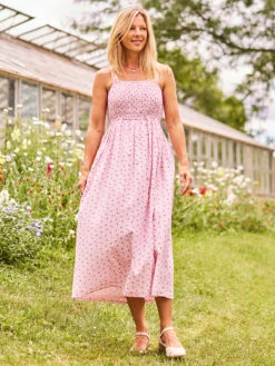 Parfait Shirred Dress