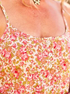 Brooke Sundress -Clothing Sales 2024 DRA5050R SoftCoral April Cornell Dress 2