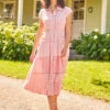 Maggie Patchwork Dress 2 Maggie Patchwork Dress -Clothing Sales 2024 DRA5243R Salmon April Cornell Dress 1