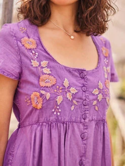 Whimsy Sunwashed Dress 8 Whimsy Sunwashed Dress -Clothing Sales 2024 DRA5255R DarkLavender April Cornell Dress 2