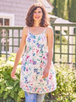 Lillian Tunic Dress -Clothing Sales 2024 DRA5316R Ecru April Cornell Tunic 1