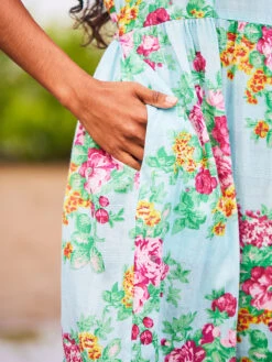 Francesca Dress -Clothing Sales 2024 DRA5407R Aqua April Cornell Dress 4