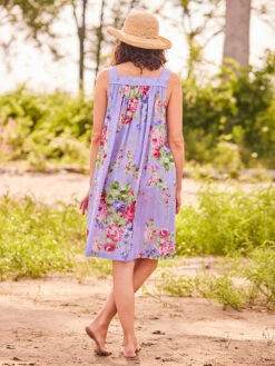Getaway Short Dress -Clothing Sales 2024 DRA5409R Lavender April Cornell Dress 3