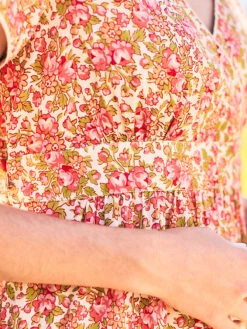 Brooke Hostess Dress -Clothing Sales 2024 DRA5454R SoftCoral April Cornell Dress 4