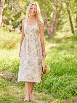 Suzanne Dress -Clothing Sales 2024 DRA5540R EcruSage April Cornell Dress 1