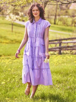 Sunwashed Prairie Dress 9 Sunwashed Prairie Dress -Clothing Sales 2024 DRA5883R SoftAmethyst April Cornell Dress 1