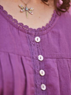 Boutique Tunic Dress -Clothing Sales 2024 DRA5885R Purple April Cornell Dress 2