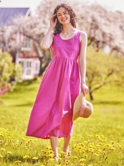 Gazebo Dress -Clothing Sales 2024 DRA5887R Raspberry April Cornell Dress 1