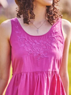 Gazebo Dress -Clothing Sales 2024 DRA5887R Raspberry April Cornell Dress 2