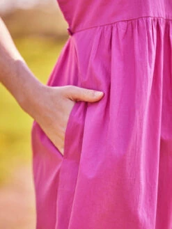 Gazebo Dress -Clothing Sales 2024 DRA5887R Raspberry April Cornell Dress 4