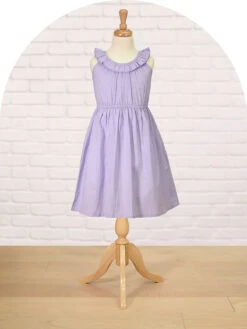 Bellflower Dot Big Girls Dress