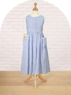 Addy Big Girls Dress 7 Addy Big Girls Dress -Clothing Sales 2024 DRG5495P Blue April Cornell Dress 1