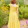 Sunny Dot Little Girls Dress -Clothing Sales 2024 DRK5368R Yellow April Cornell Dress 3