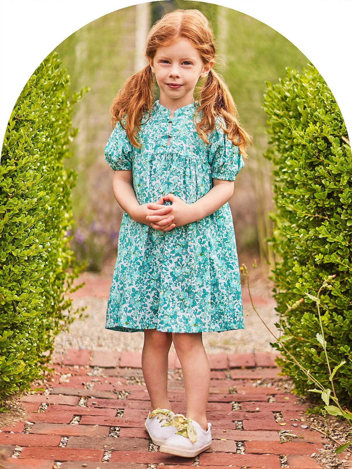 Meadow Little Girls Dress 4 Meadow Little Girls Dress - Image 2