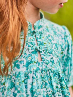 Meadow Little Girls Dress 7 Meadow Little Girls Dress -Clothing Sales 2024 DRK5385R Aqua April Cornell Dress 2