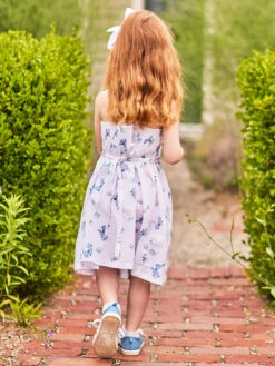 Poodle Little Girls Dress 8 Poodle Little Girls Dress -Clothing Sales 2024 DRK5392R White April Cornell Dress 3