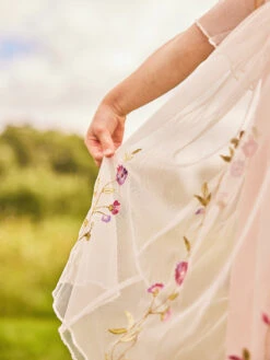 Princess Little Girls Dress -Clothing Sales 2024 DRK5393R Ecru April Cornell Dress 3