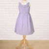 Bellflower Dot Little Girls Dress 2 Bellflower Dot Little Girls Dress -Clothing Sales 2024 DRK5404P LightPeriwinkle April Cornell Dress 3