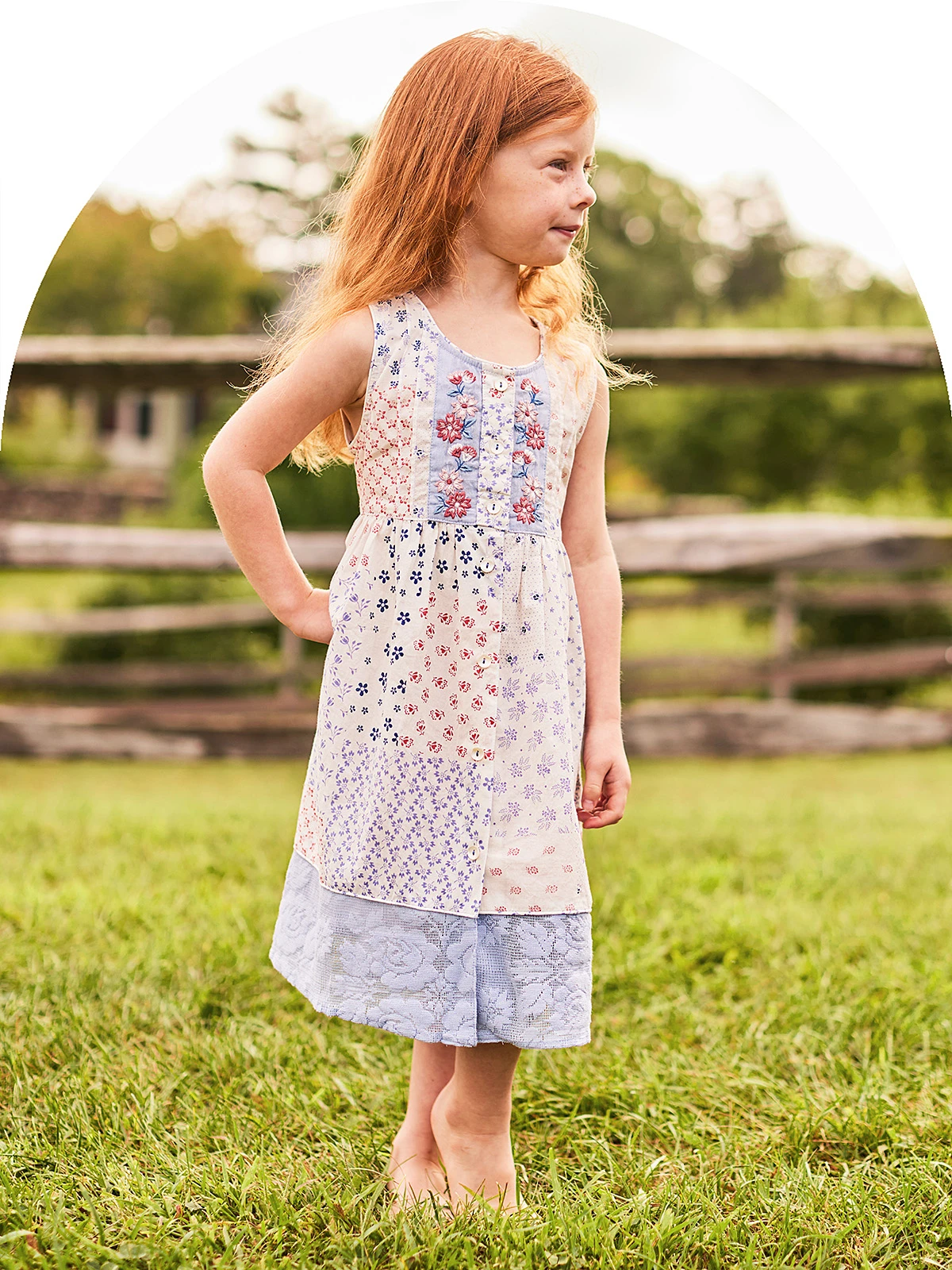 Becky's Remnant Little Girls Dress 3 Becky's Remnant Little Girls Dress