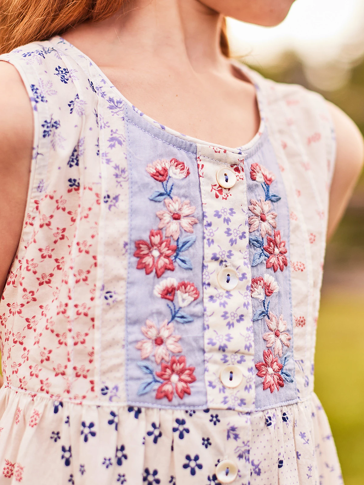 Becky's Remnant Little Girls Dress 4 Becky's Remnant Little Girls Dress - Image 2