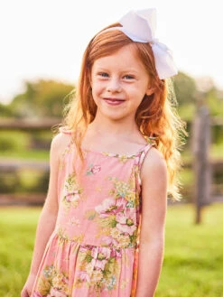 Charming Little Girls Dress -Clothing Sales 2024 DRK5423R SoftRose April Cornell Dress 2