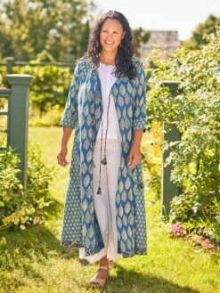 Indigo Wrap Jacket -Clothing Sales 2024 JKA5122R MixMatch April Cornell Jacket 5