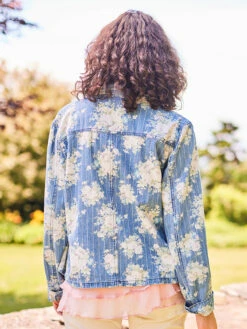 Cottage Pinstripe Spring Jacket 9 Cottage Pinstripe Spring Jacket -Clothing Sales 2024 JKA6853R Denim April Cornell Jacket 3