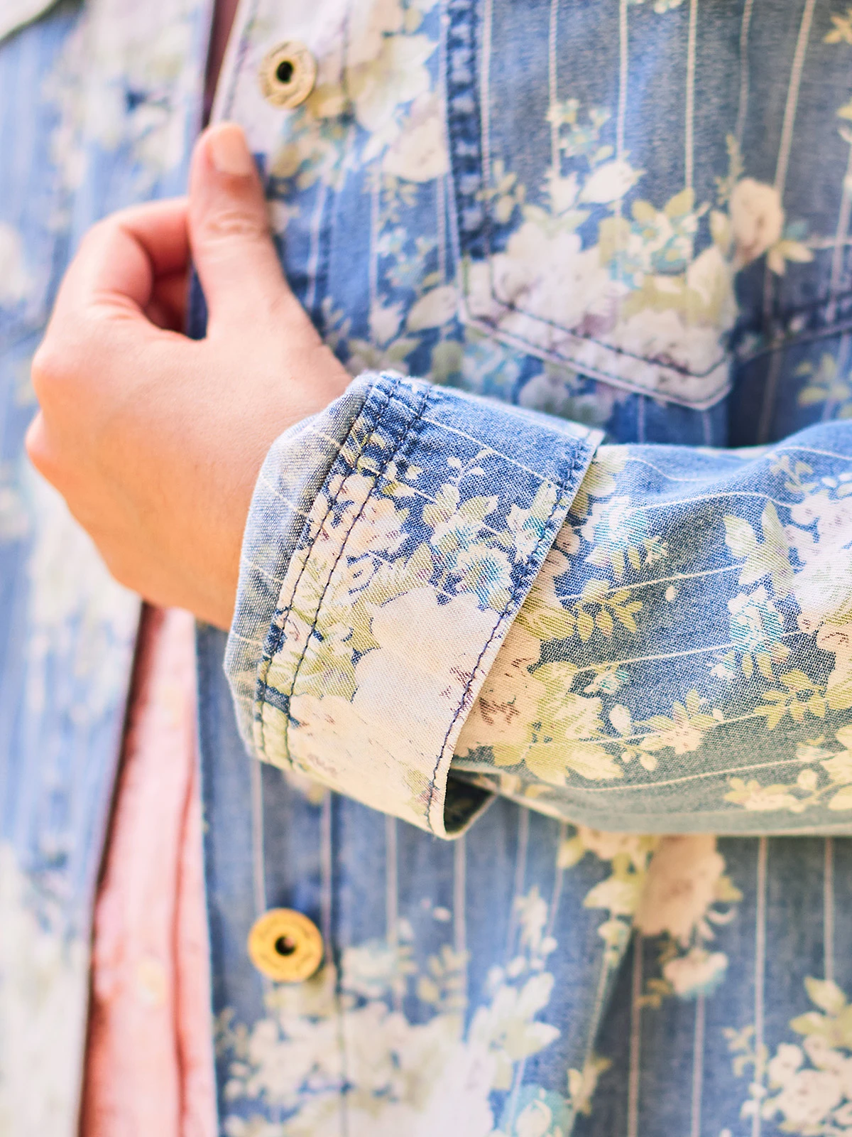 Cottage Pinstripe Spring Jacket 3 Cottage Pinstripe Spring Jacket