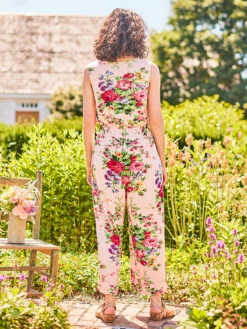 Cottage Rose Jersey Jumpsuit