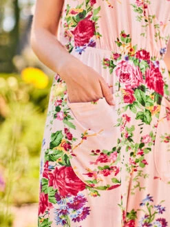 Cottage Rose Jersey Jumpsuit 9 Cottage Rose Jersey Jumpsuit -Clothing Sales 2024 JSA5007R Rose April Cornell Jumpsuit 4