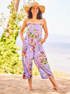 California Rose Jersey Jumpsuit