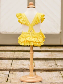 Sunny Dot Baby Bubble -Clothing Sales 2024 JSB5386R Yellow April Cornell Baby 3