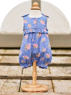 Sweet Hydrangea Baby Bubble -Clothing Sales 2024 JSB5442P Periwinkle April Cornell Baby 1