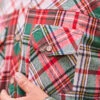 Holiday Flannel Shirt 1 Holiday Flannel Shirt -Clothing Sales 2024 LS123Q RedEcru April Cornell Shirt 2