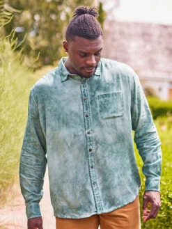 Jade Sky Tye Dye Shirt -Clothing Sales 2024 LS132Q Jade April Cornell Shirt 1